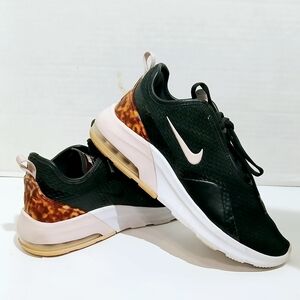 Nike Black and Tan Sneakers with Sleek Design